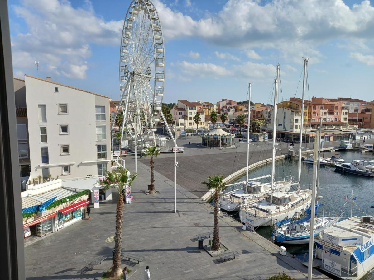 Port Brescou, T3 En Duplex Climatise, Superbe Vue Sur Le Port Lejlighed Agde Eksteriør billede