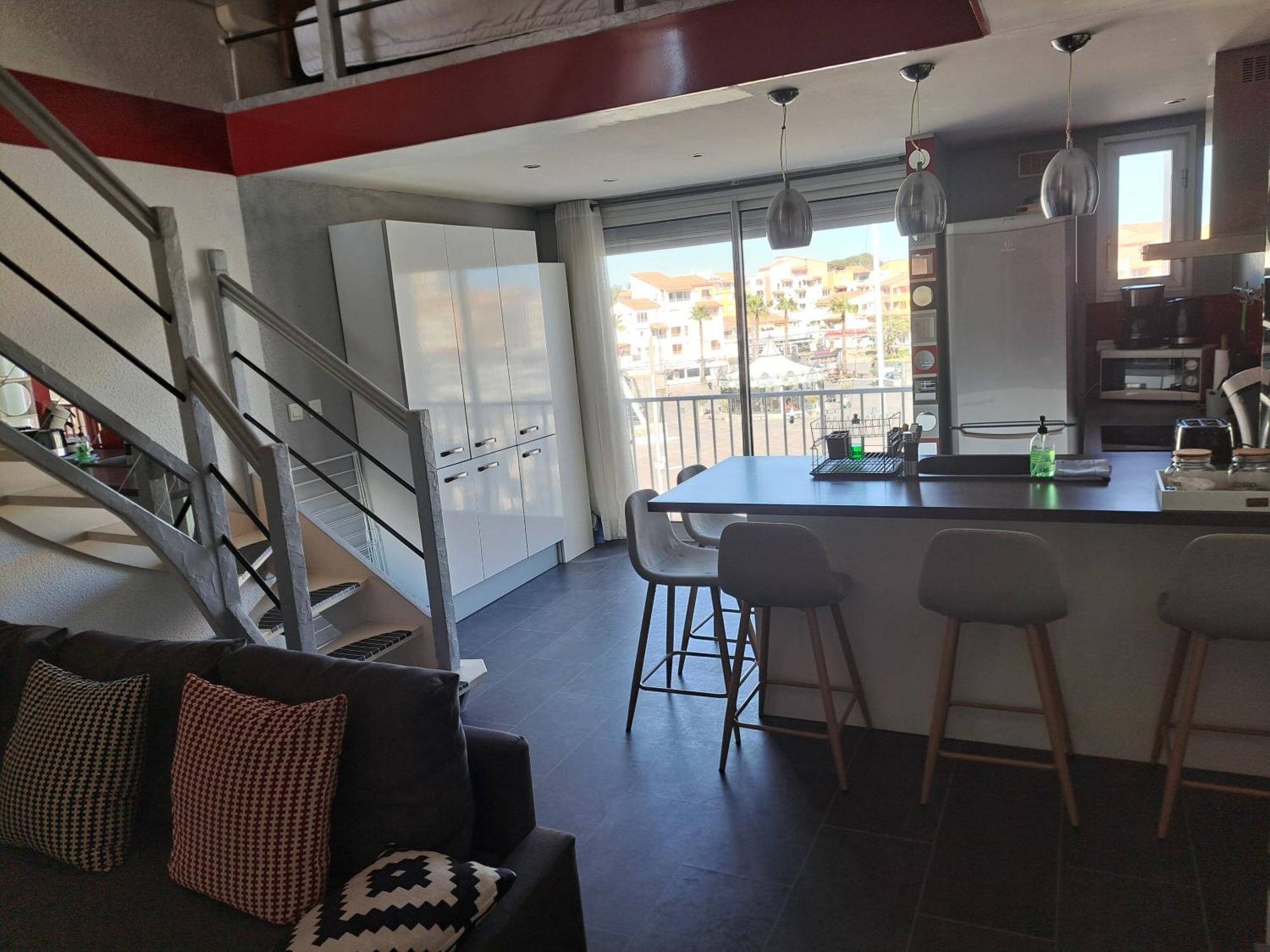 Port Brescou, T3 En Duplex Climatise, Superbe Vue Sur Le Port Lejlighed Agde Eksteriør billede